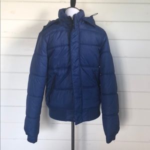 American Eagle Royal Blue Puffer Jacket